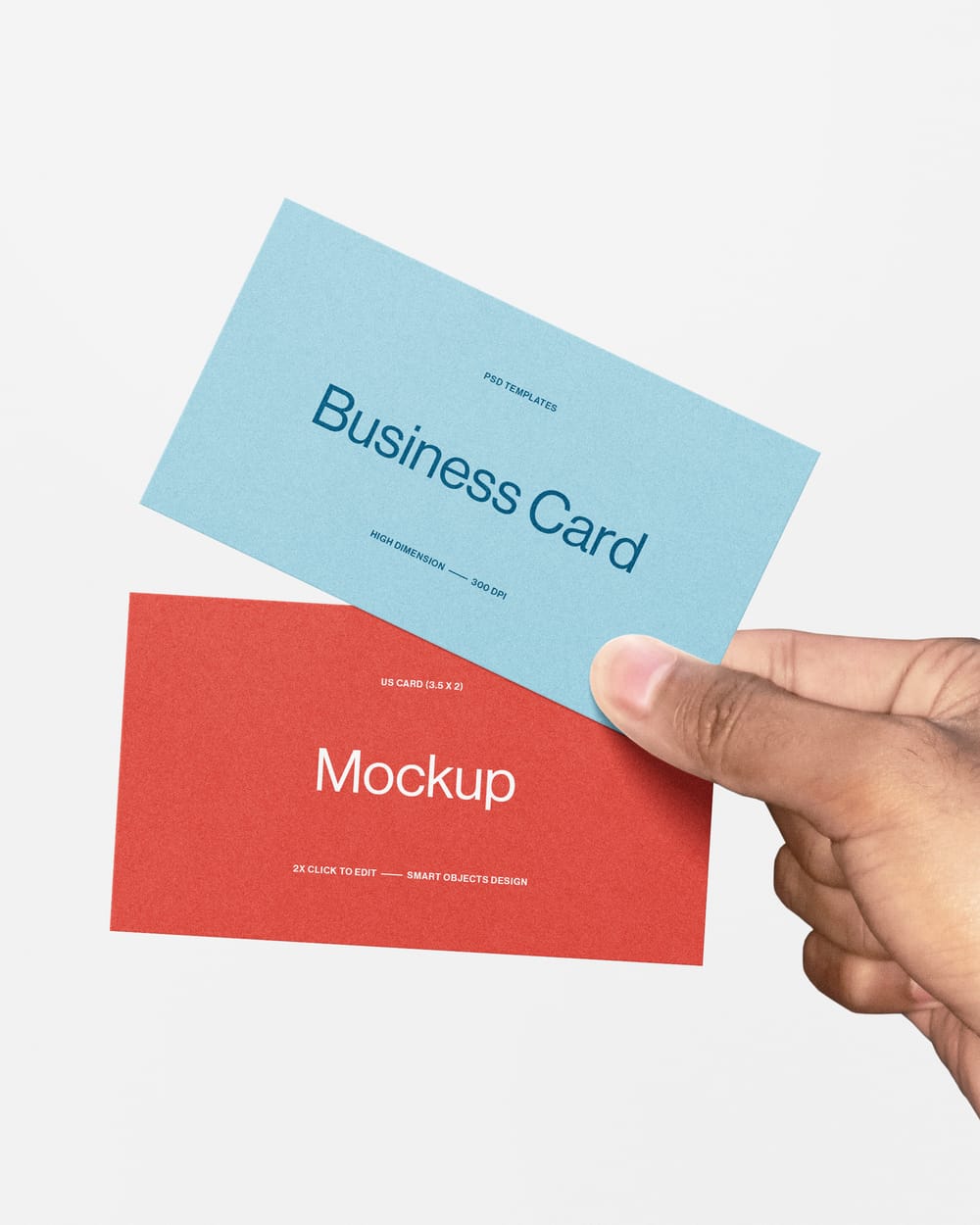 Hand Holding Business Card Mockups