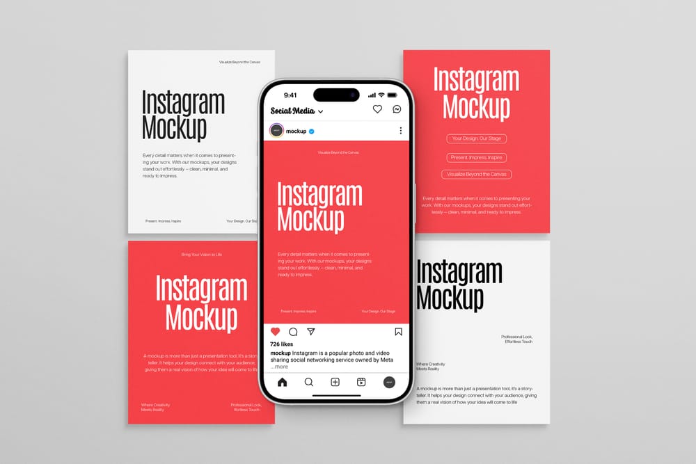 InstaReach Instagram Mockup