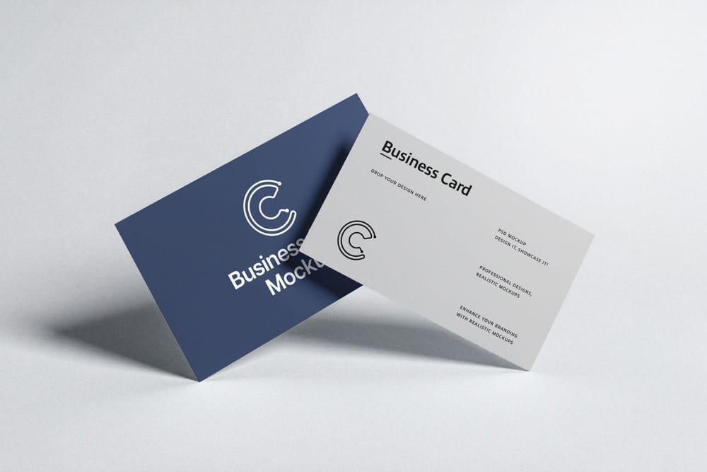 Minimalist Business Card Mockup