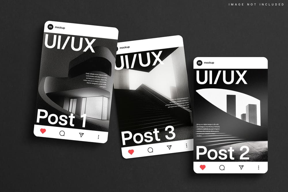 Basic Black Instagram Mockup