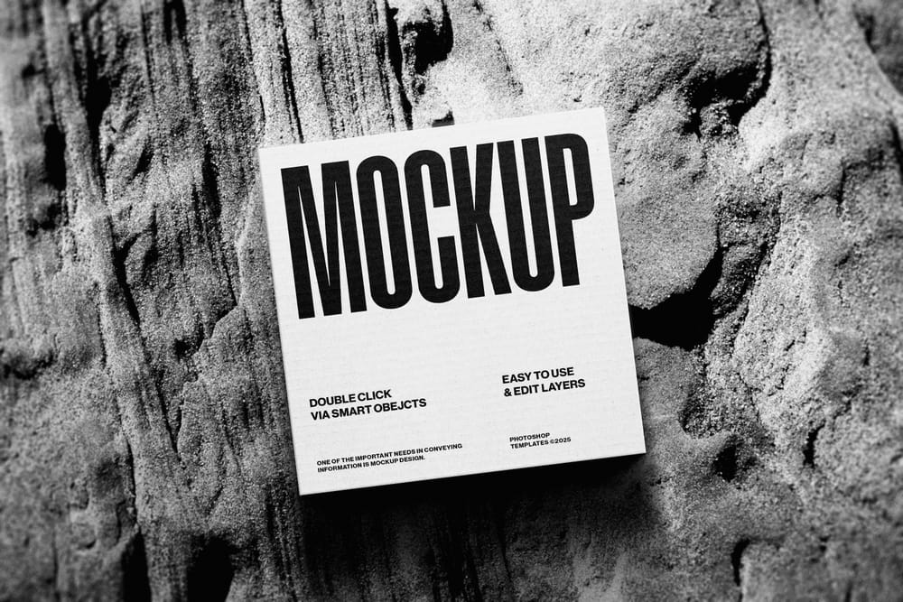 Realistic Square Mockups