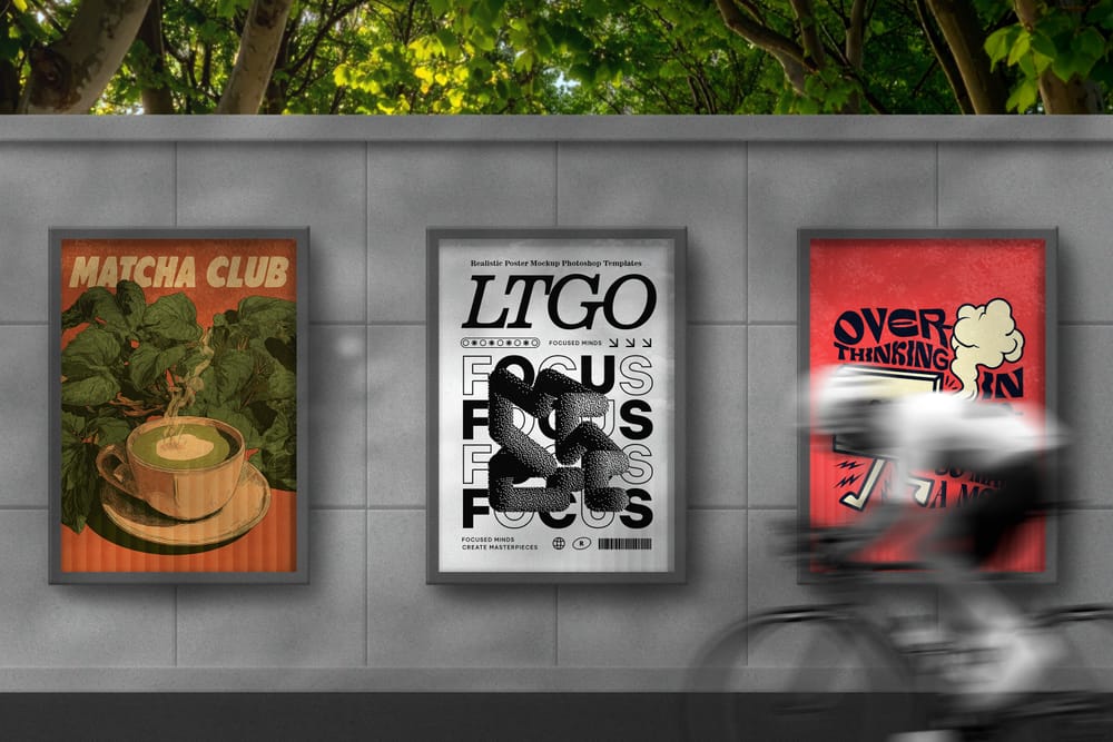 Promotional Frame Poster Mockup