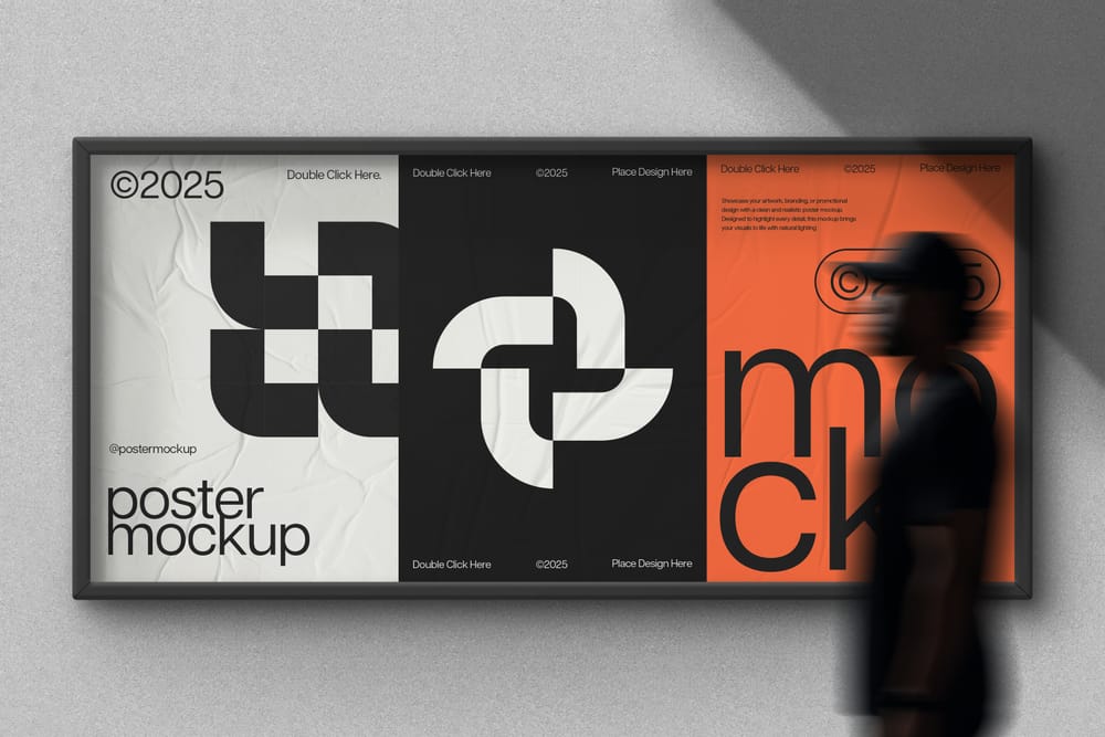 Outdoor Frame Poster Mockups