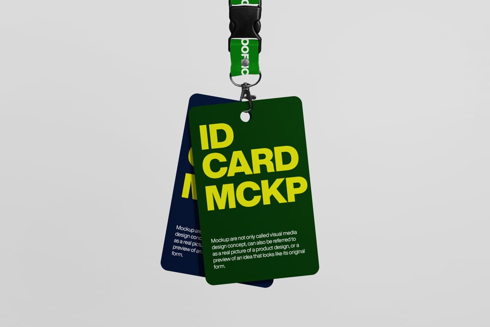 Elegant ID Card Mockups