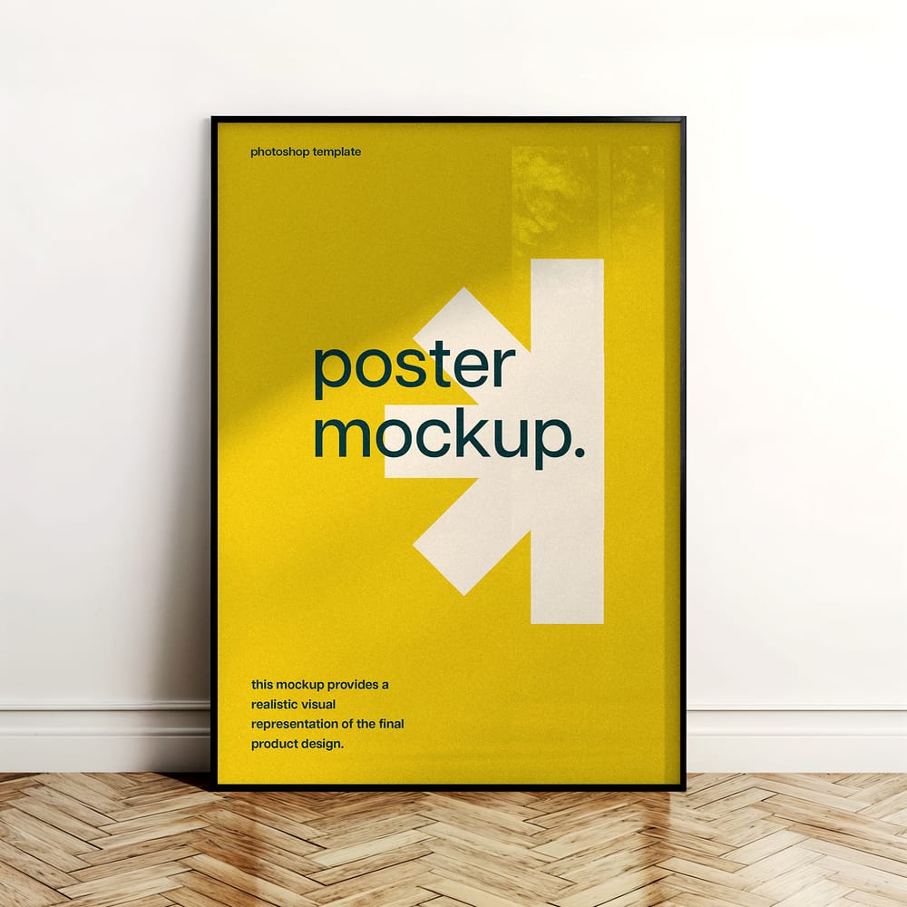 Thin A0 Frame Mockup