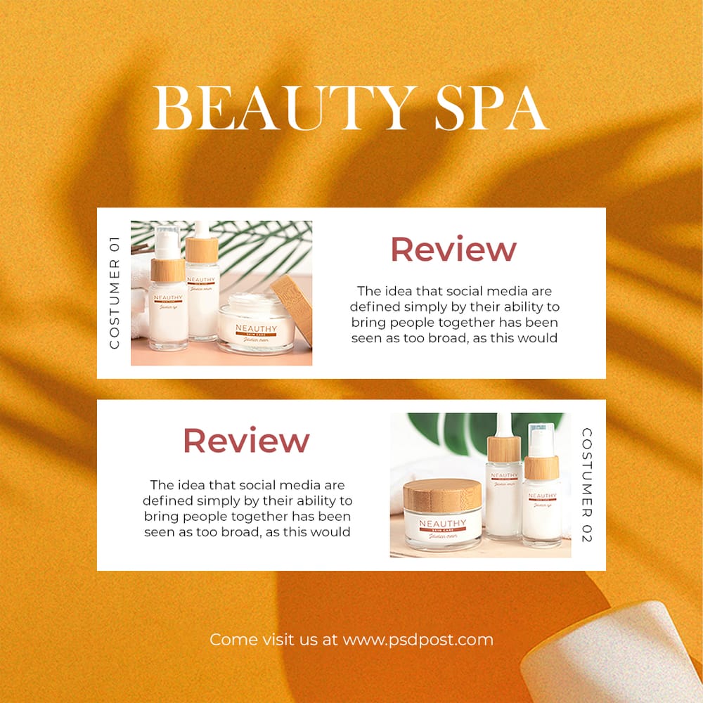 Beauty Spa Instagram Post Template