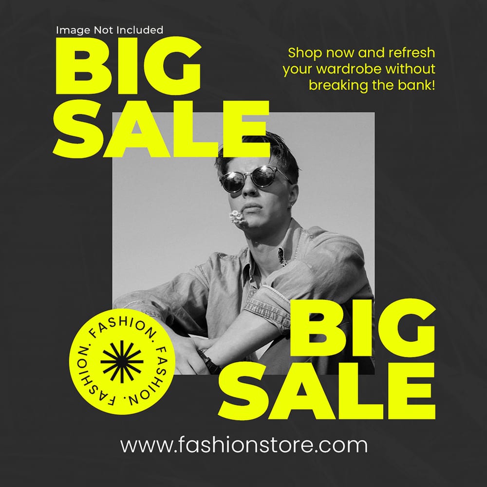 Big Sale Fashion Flicker Instagram Post