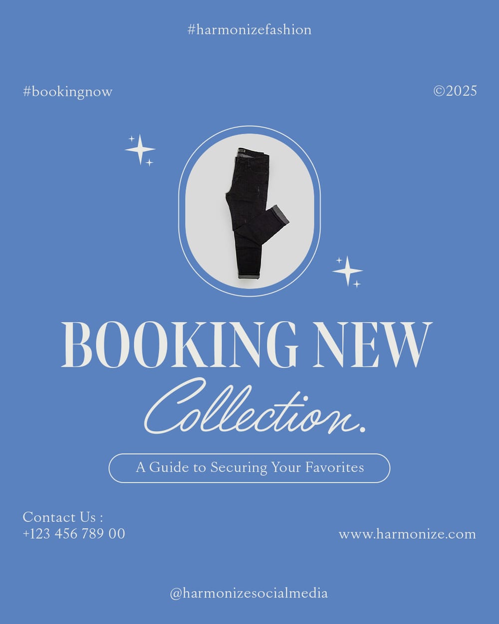 Booking New Collection Harmonize Instagram Post