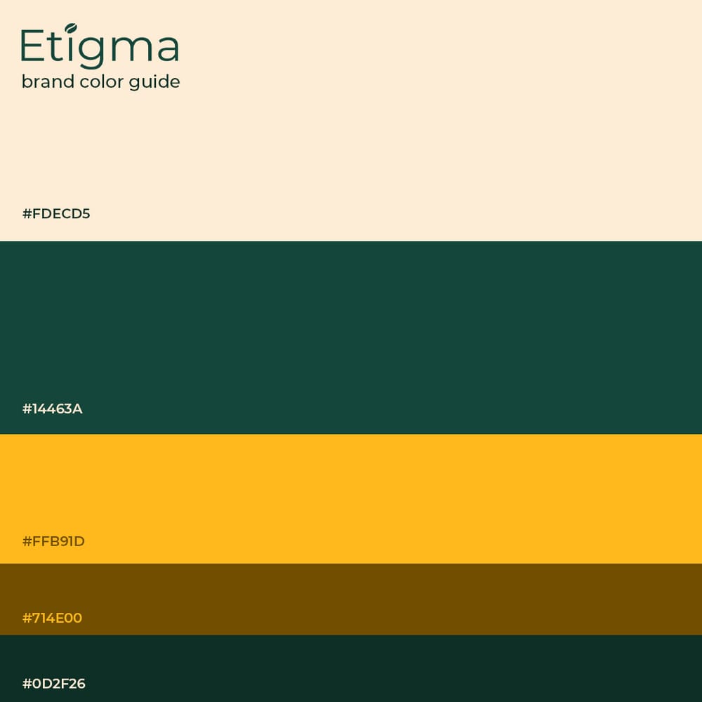 Brand Color Guide Etigma Instagram Post