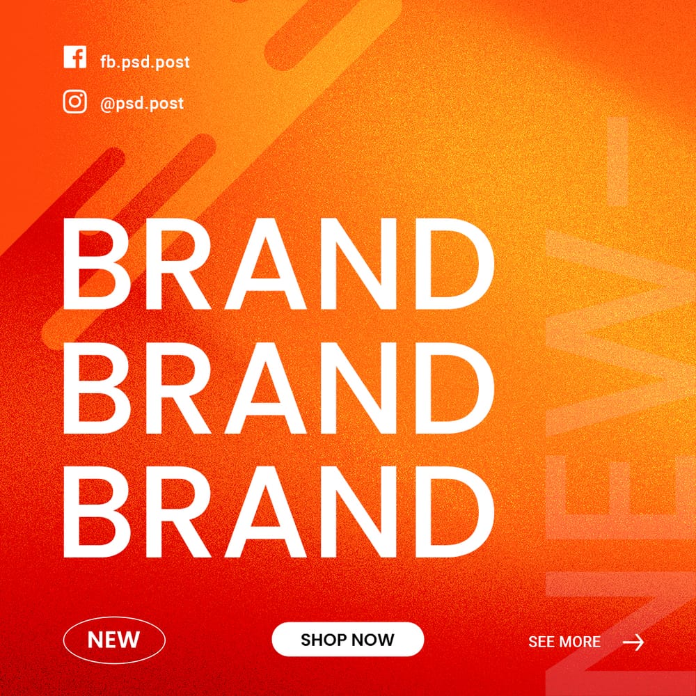 Brand Instagram Post Template