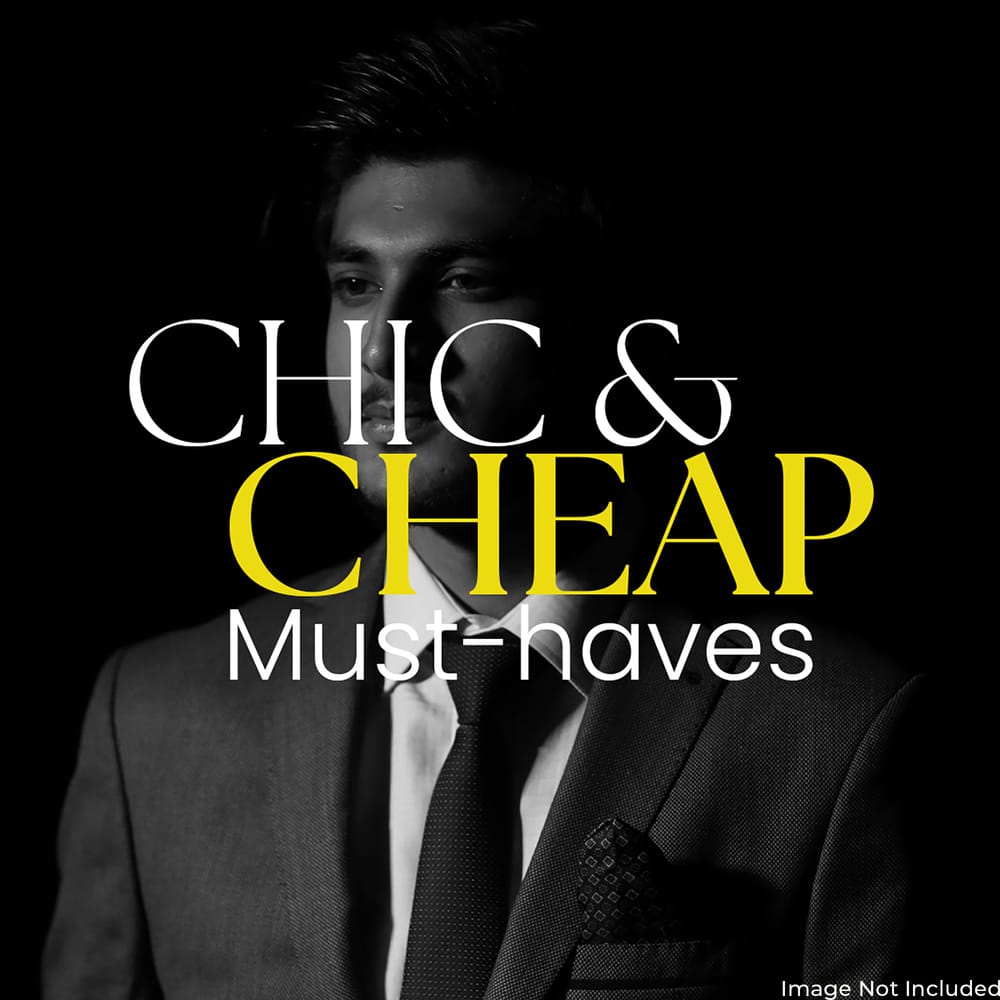 Chic & Cheap Fashion Refined Instagram Post