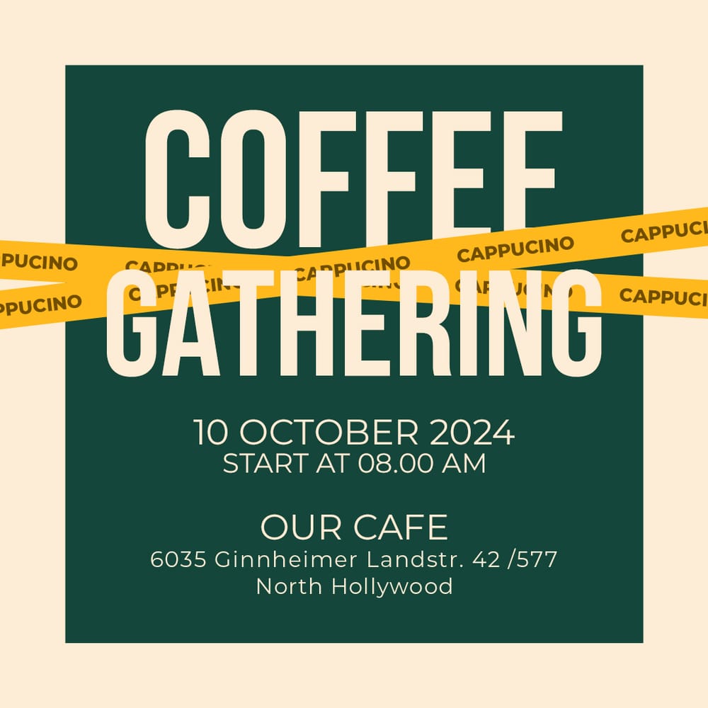 Coffee Gathering Etigma Instagram Post