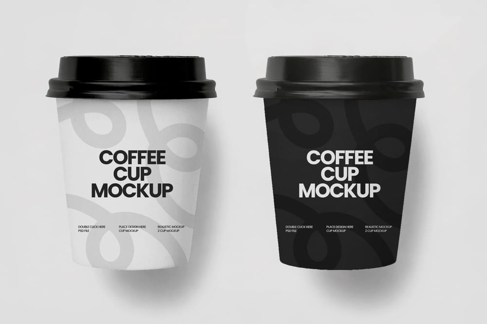 Minimalist Coffee Cup Mockup