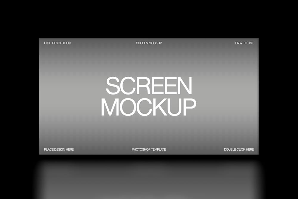 Elegant Screen Mockup