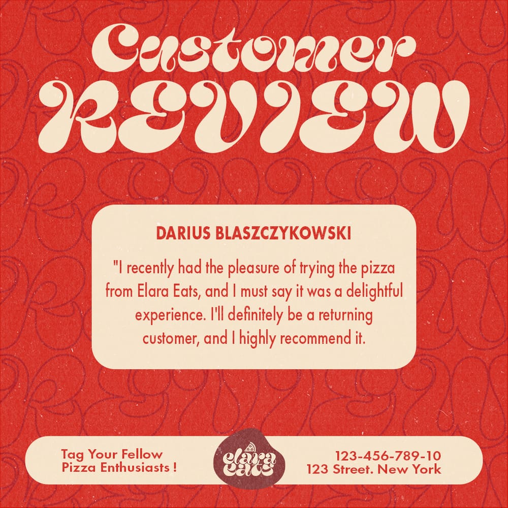 Customer Review Elaraetas Instagram Post