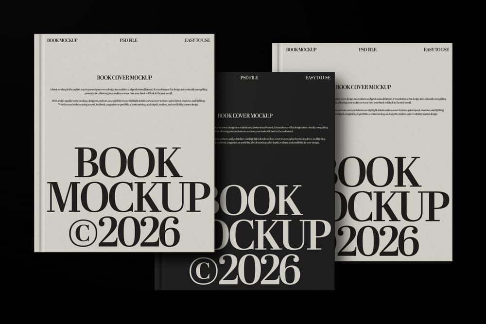 Elegant Book Mockups