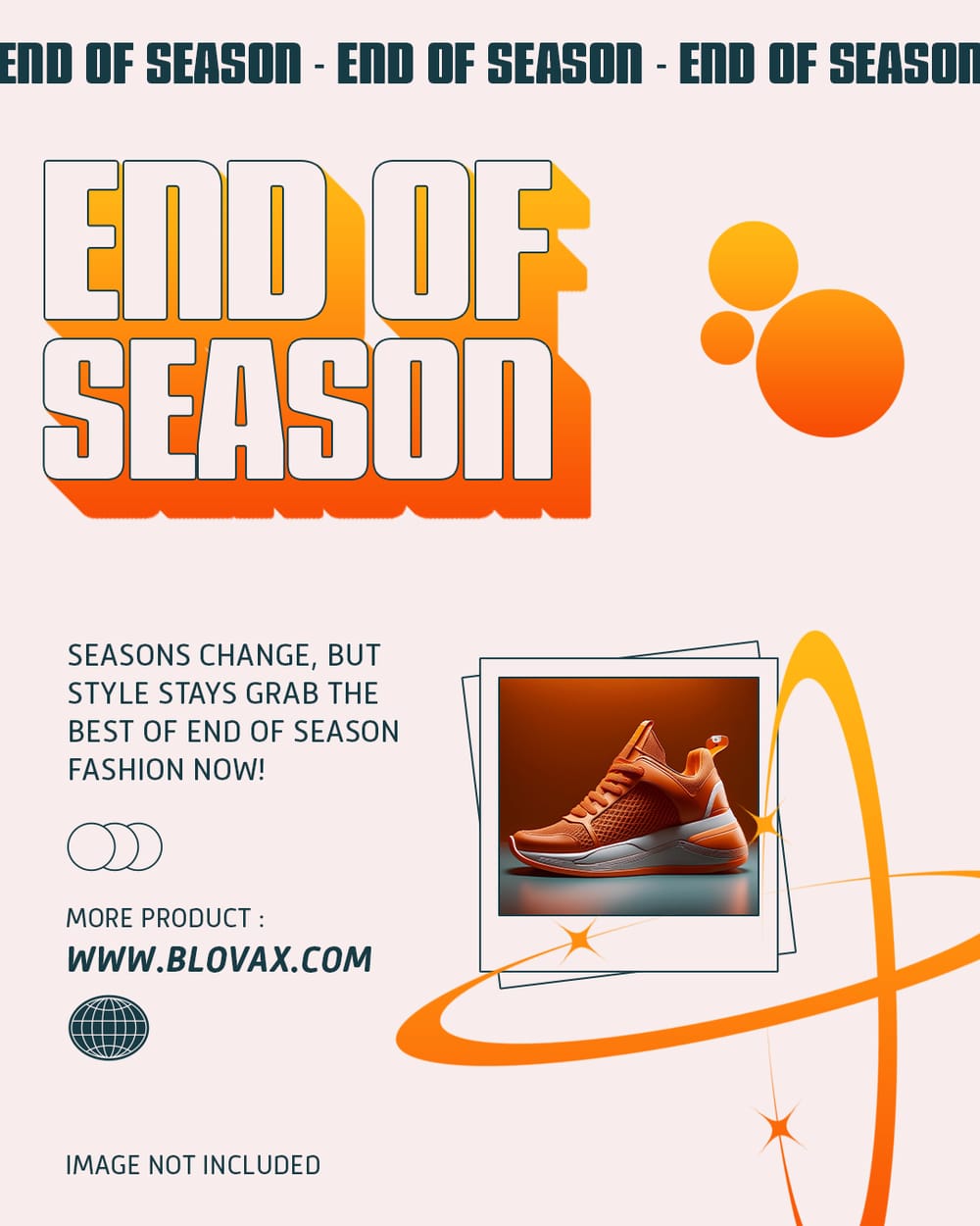 End Of Season Sale Blovax Instagram Post