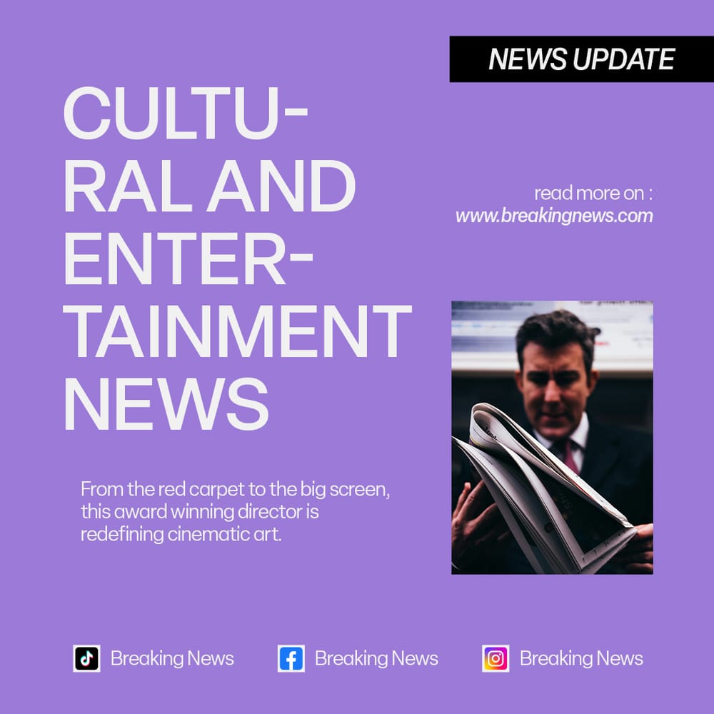 Entertainment News Instagram Post
