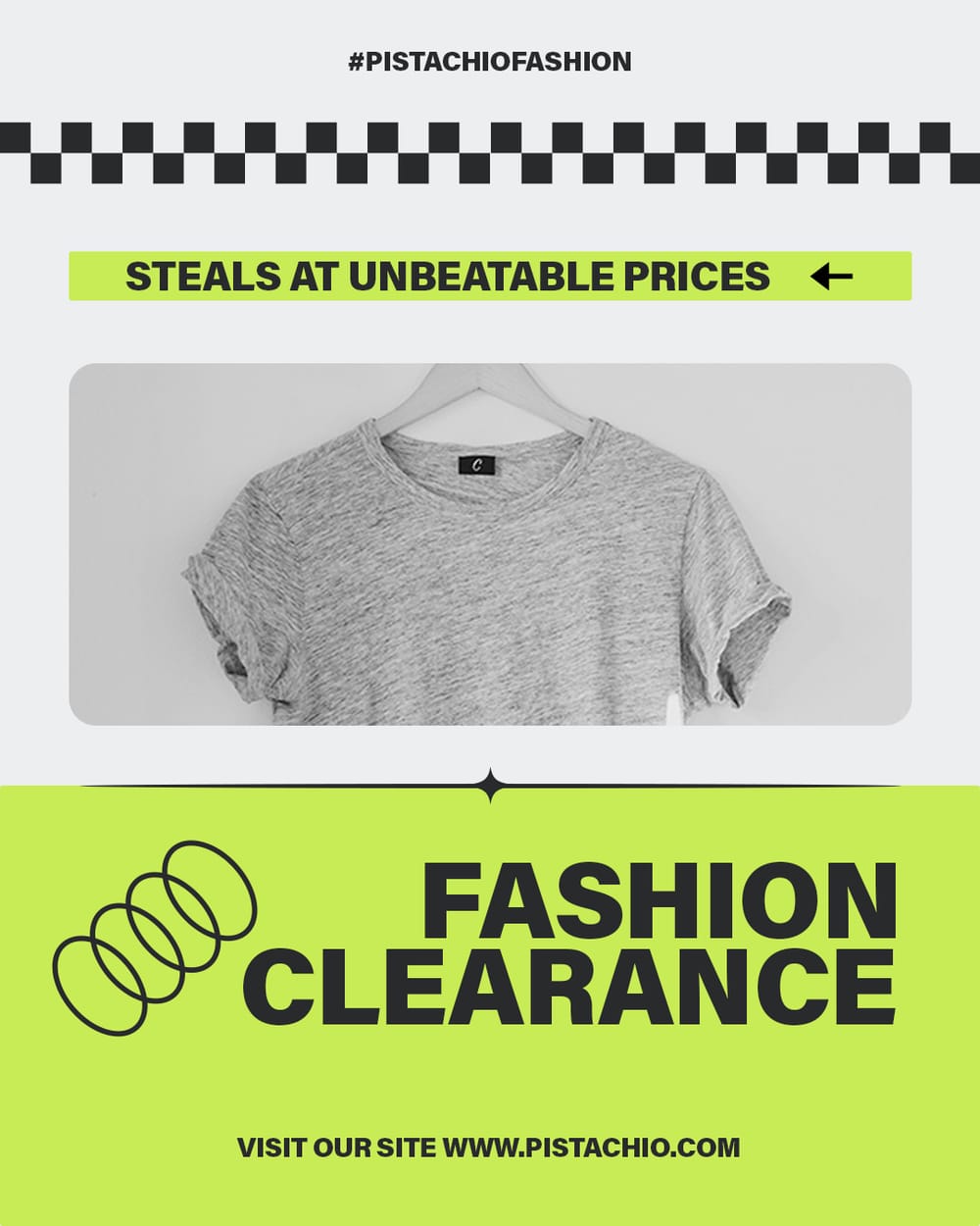 Fashion Clearance Pistachio Instagram Post