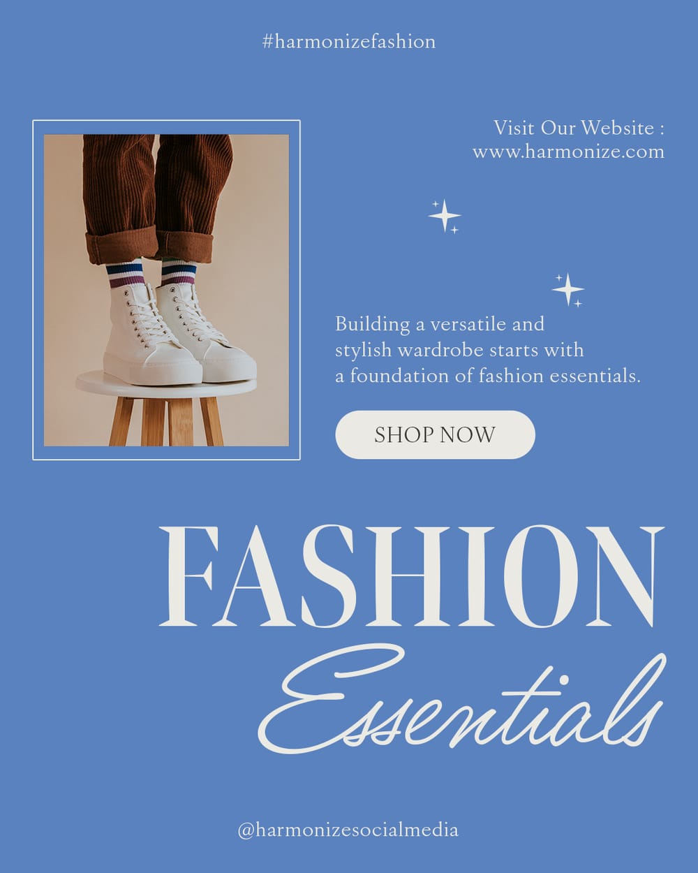 Fashion Essentials Harmonize Instagram Post