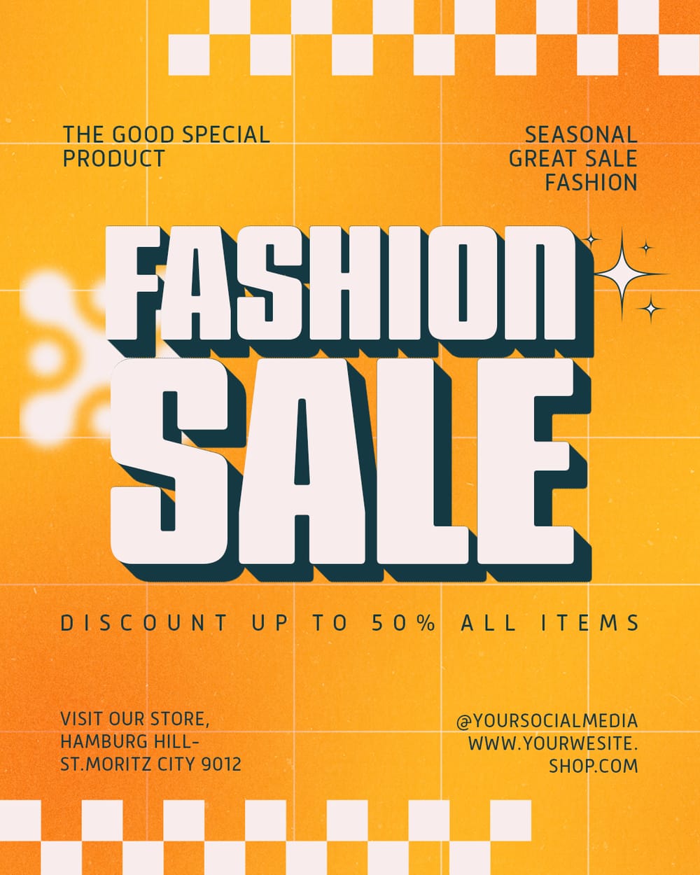 Fashion Sale Discount Up To 50% Blovax Instagram Post