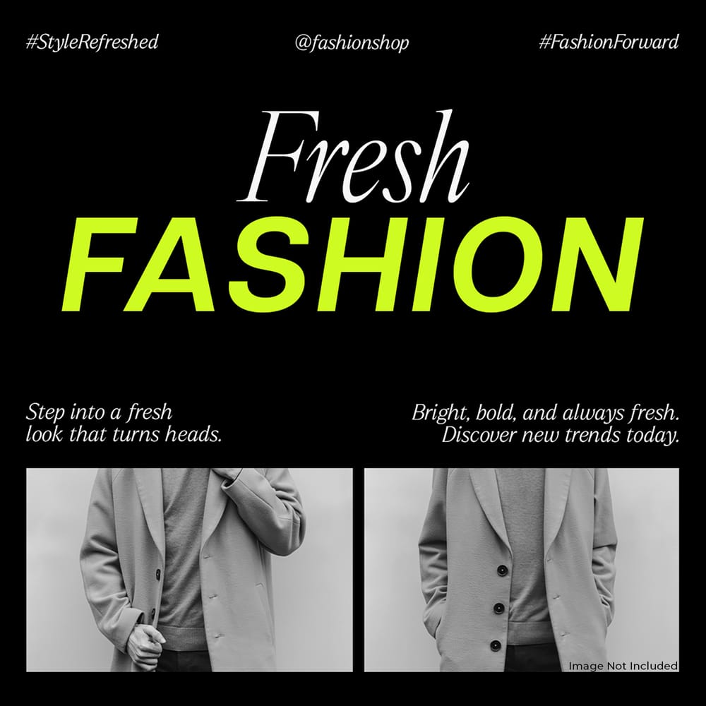 Fresh Fashion Neoverse Instagram Post