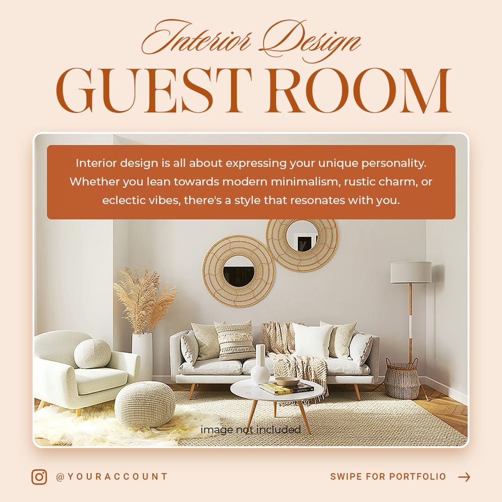 Guest Room Instagram Post Template