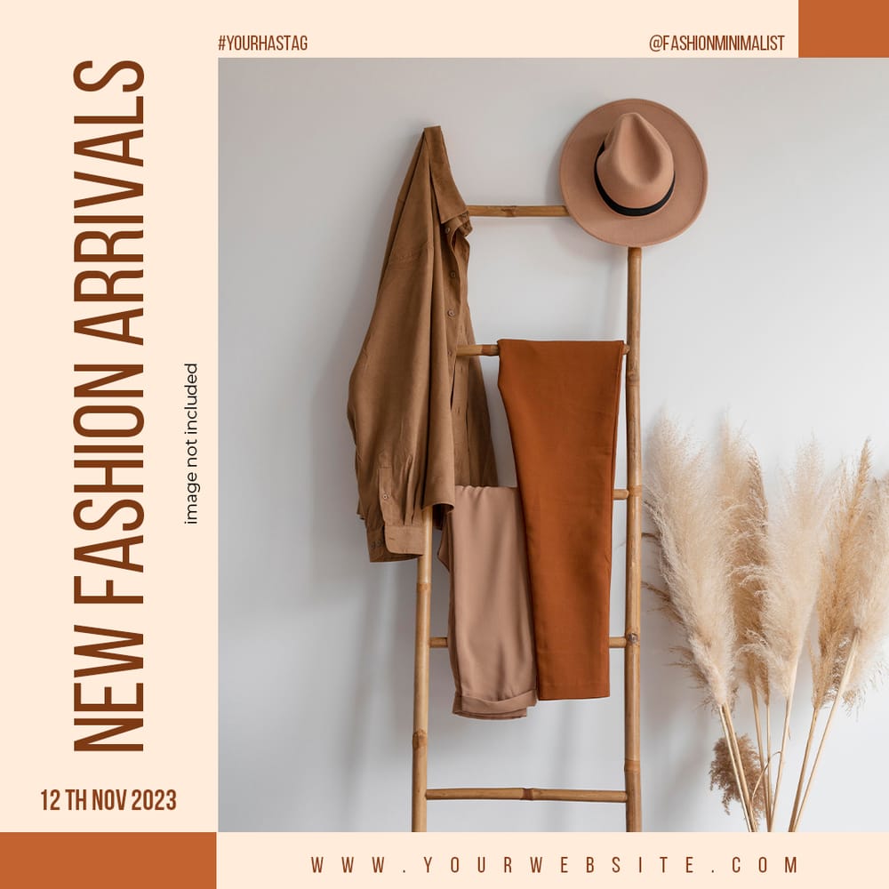 New Fashion Arrivals Instagram Post Template