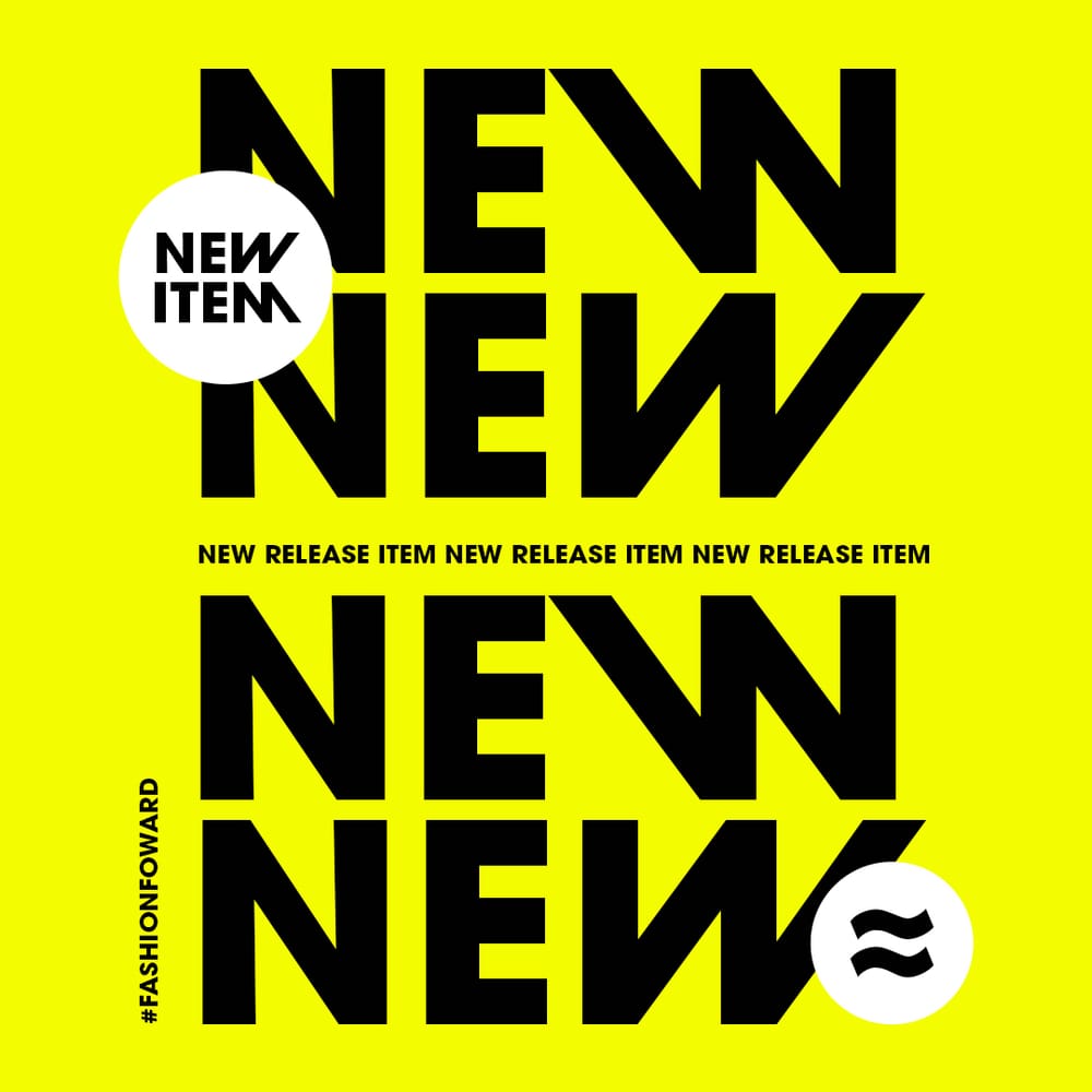 New Item Instagram Post Template