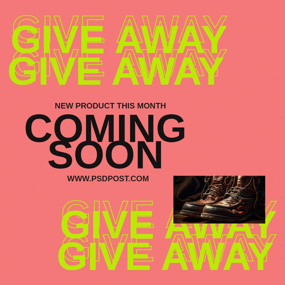 New Product This Month Coming Soon Instagram Post Template