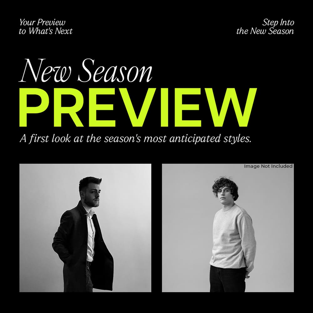 New Season Preview Fashion Neoverse Instagram Post