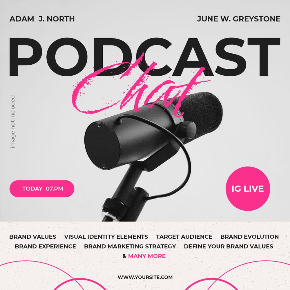 Podcast Instagram Post Template