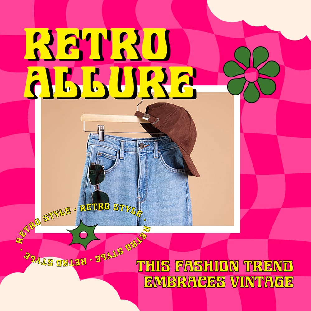 Retro Allure Pynix Instagram Post