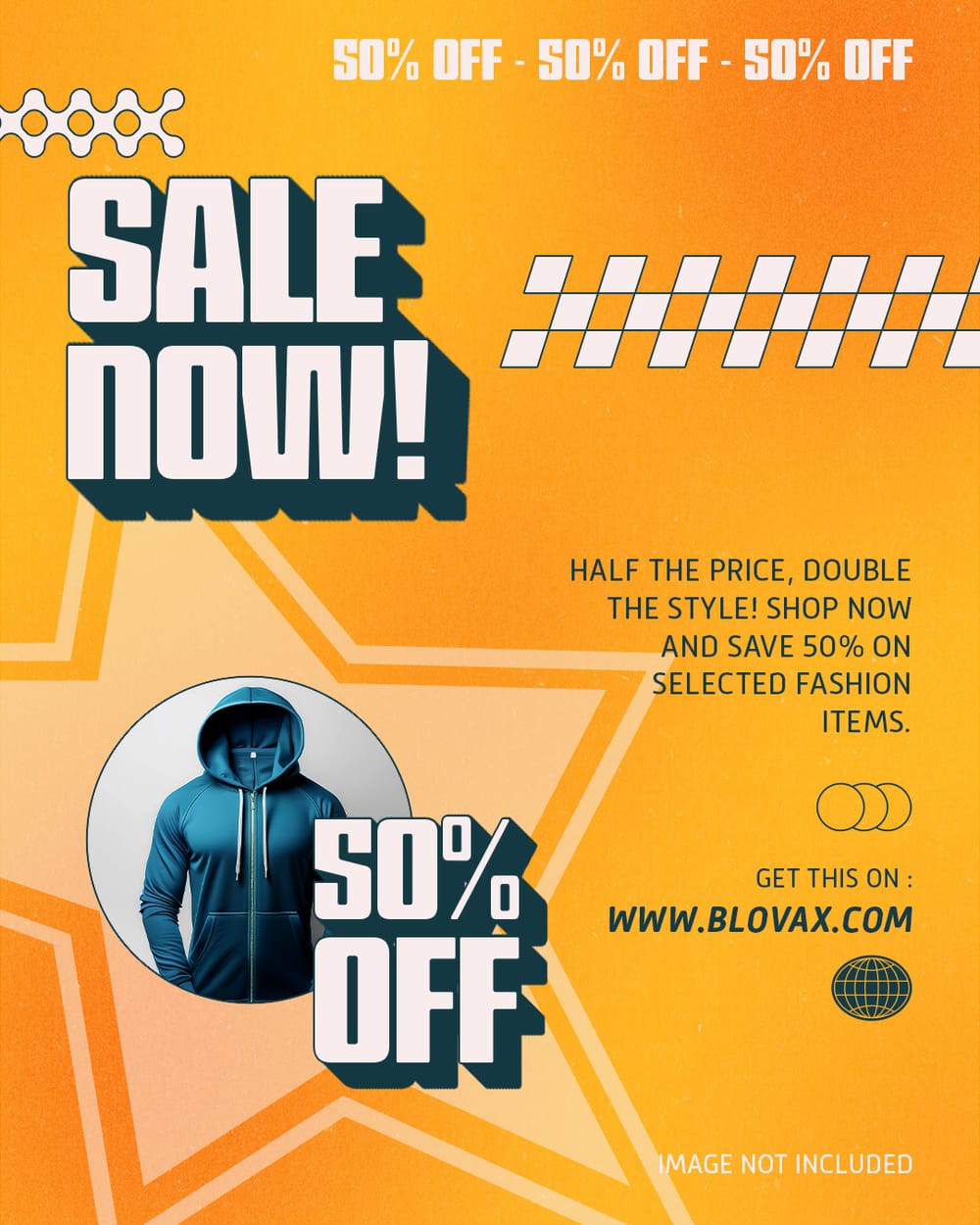 Sale Now 50% Off Blovax Instagram Post