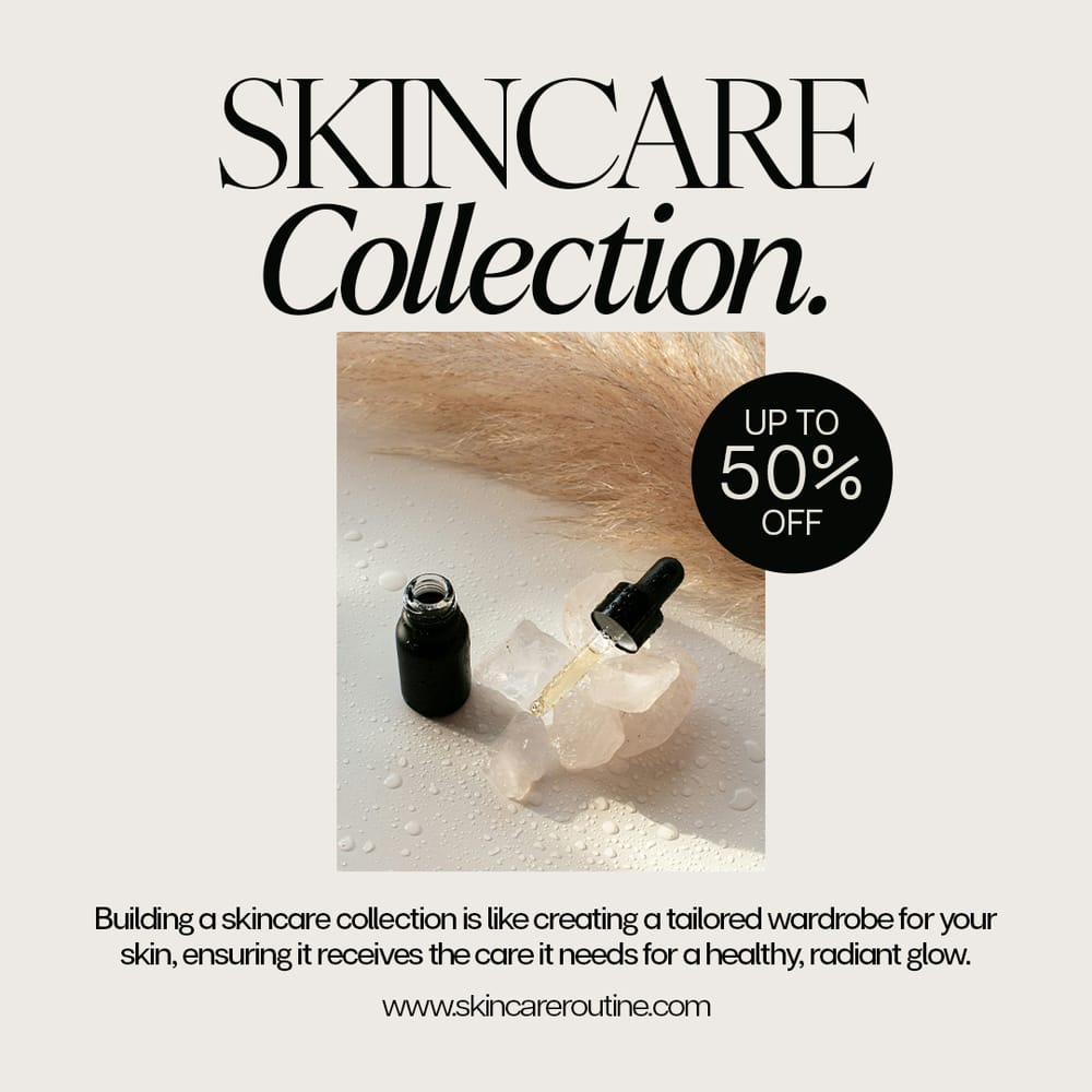 Skincare Collection Glow Instagram Post