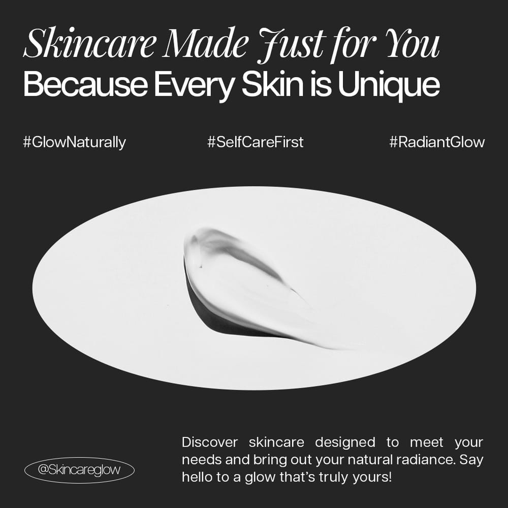 Skincare Just Made For You Darkluxe Instagram Post