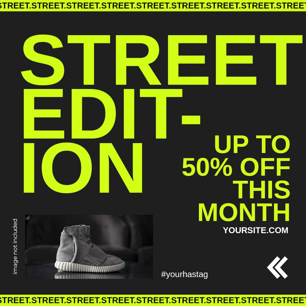 Street Edition Instagram Post Template