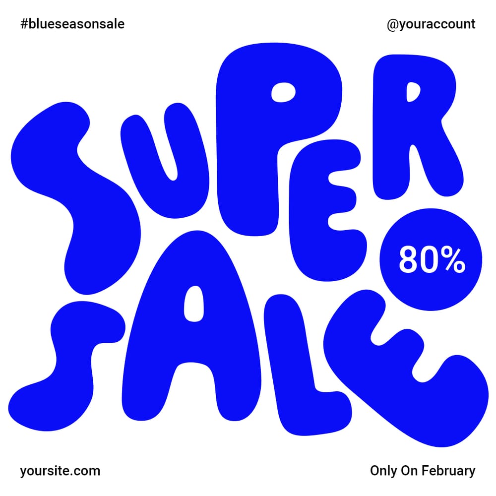 Super Sale Instagram Post Template