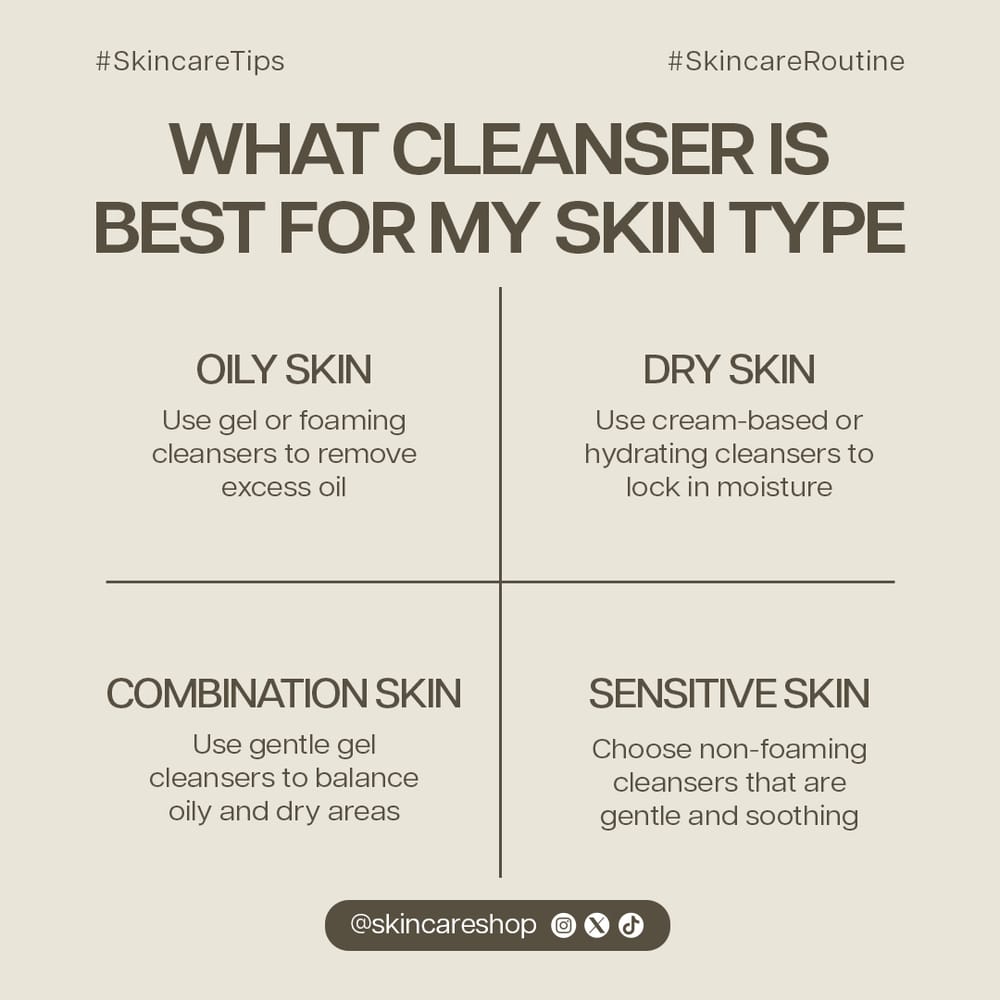 What Cleanser is Best Skincare Bloom Instagram Post