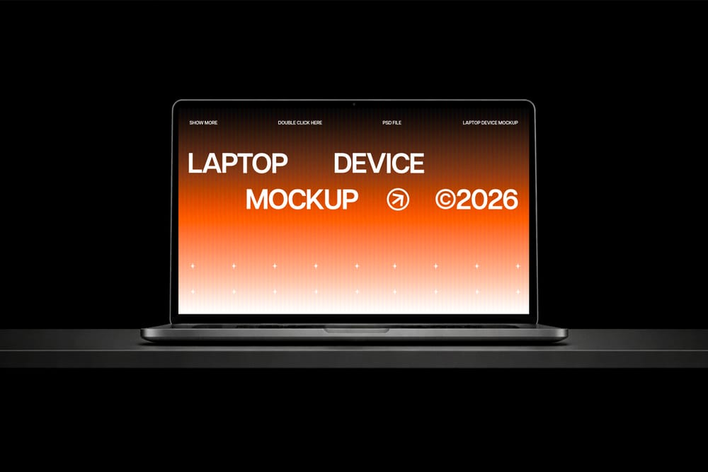 Digital Device Laptop Mockup