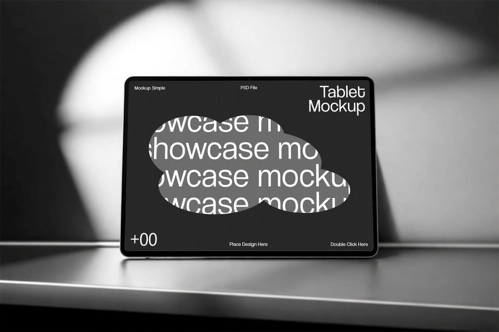 Modern Tablet Device Mockup