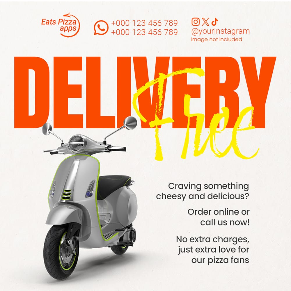 Delivery Instagram Post Templates