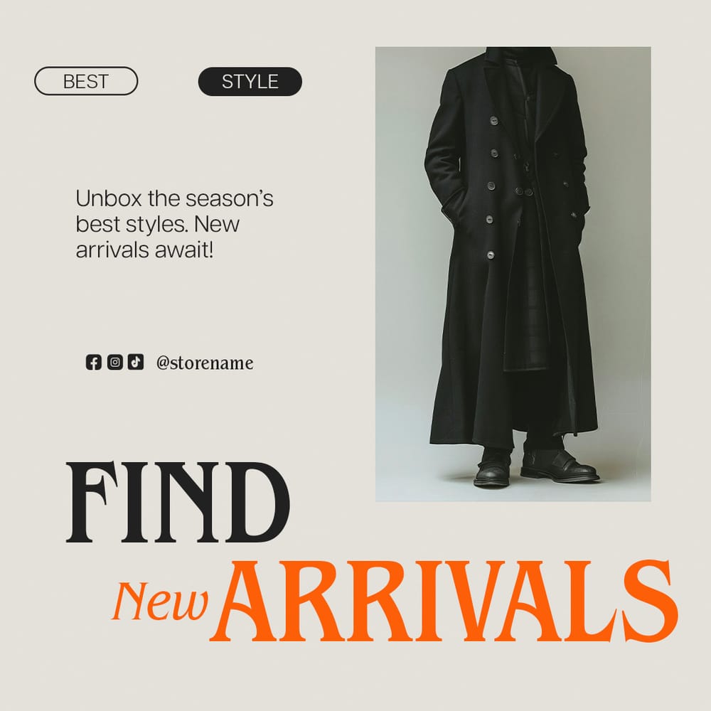 Find New Arrival Cremora Instagram Post