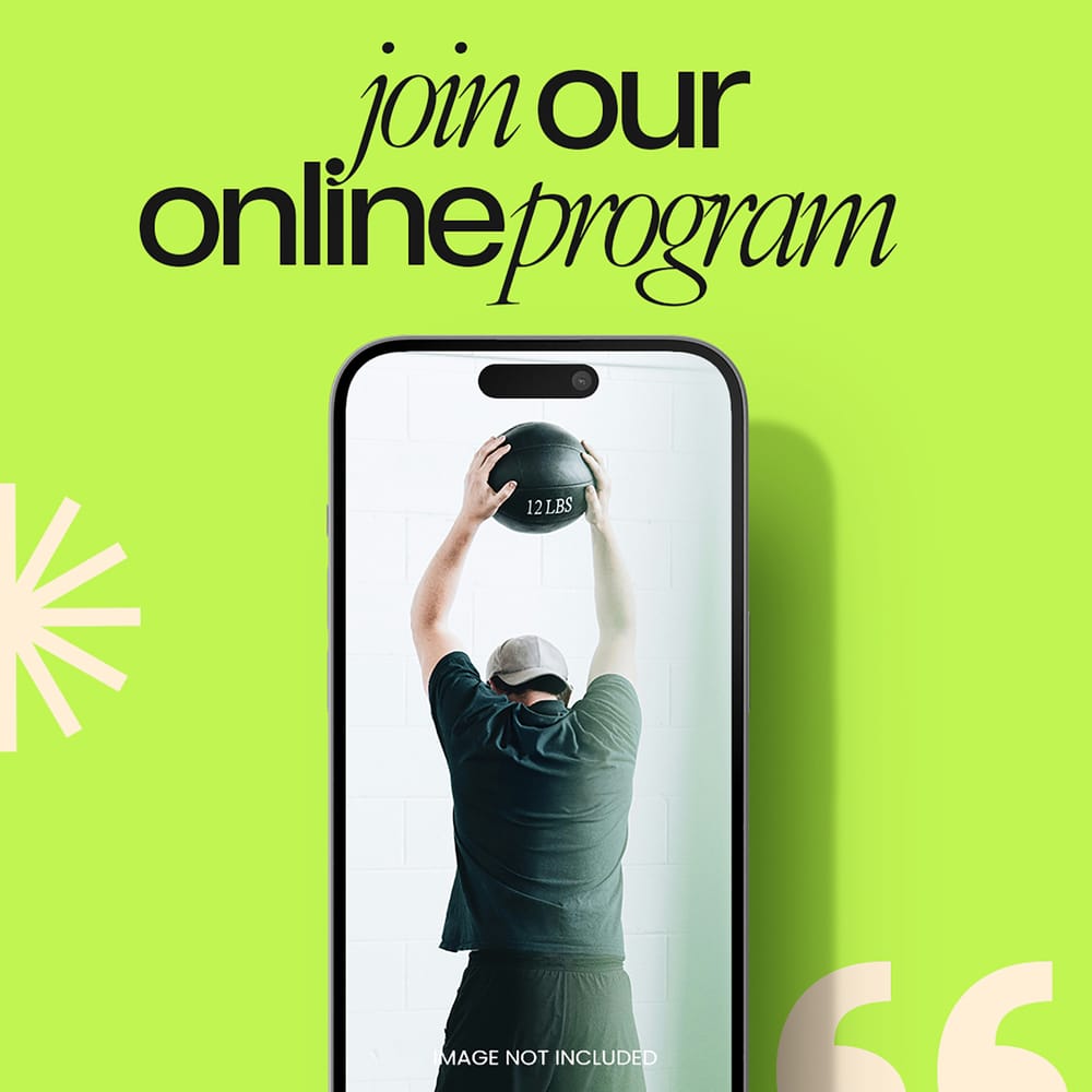 Join Our Online Program Fitness Coach Instagram Post