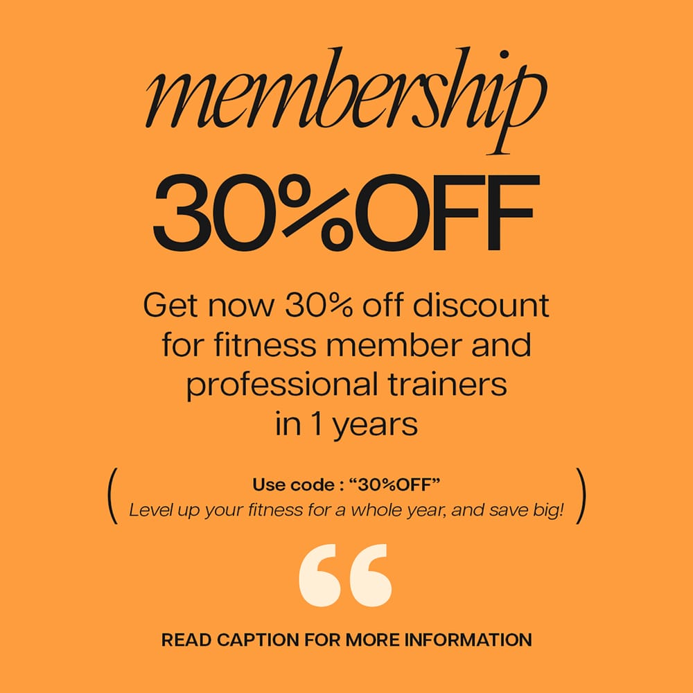 Membership Fitness Coach Instagram Post