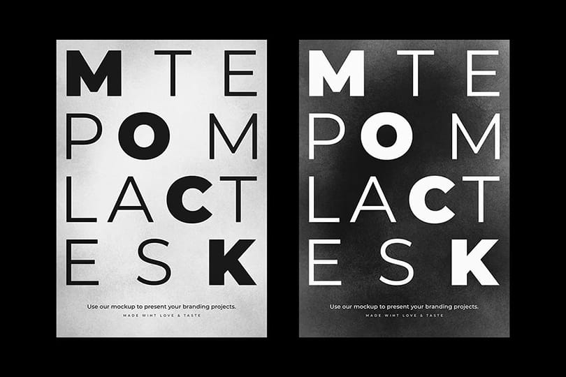 Branding Presentation Poster Mockup