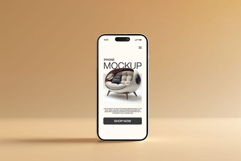 Minimal Stand Iphone Mockup