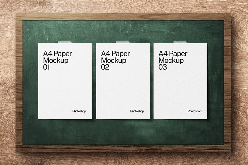 White Paper Mockup Collection Design