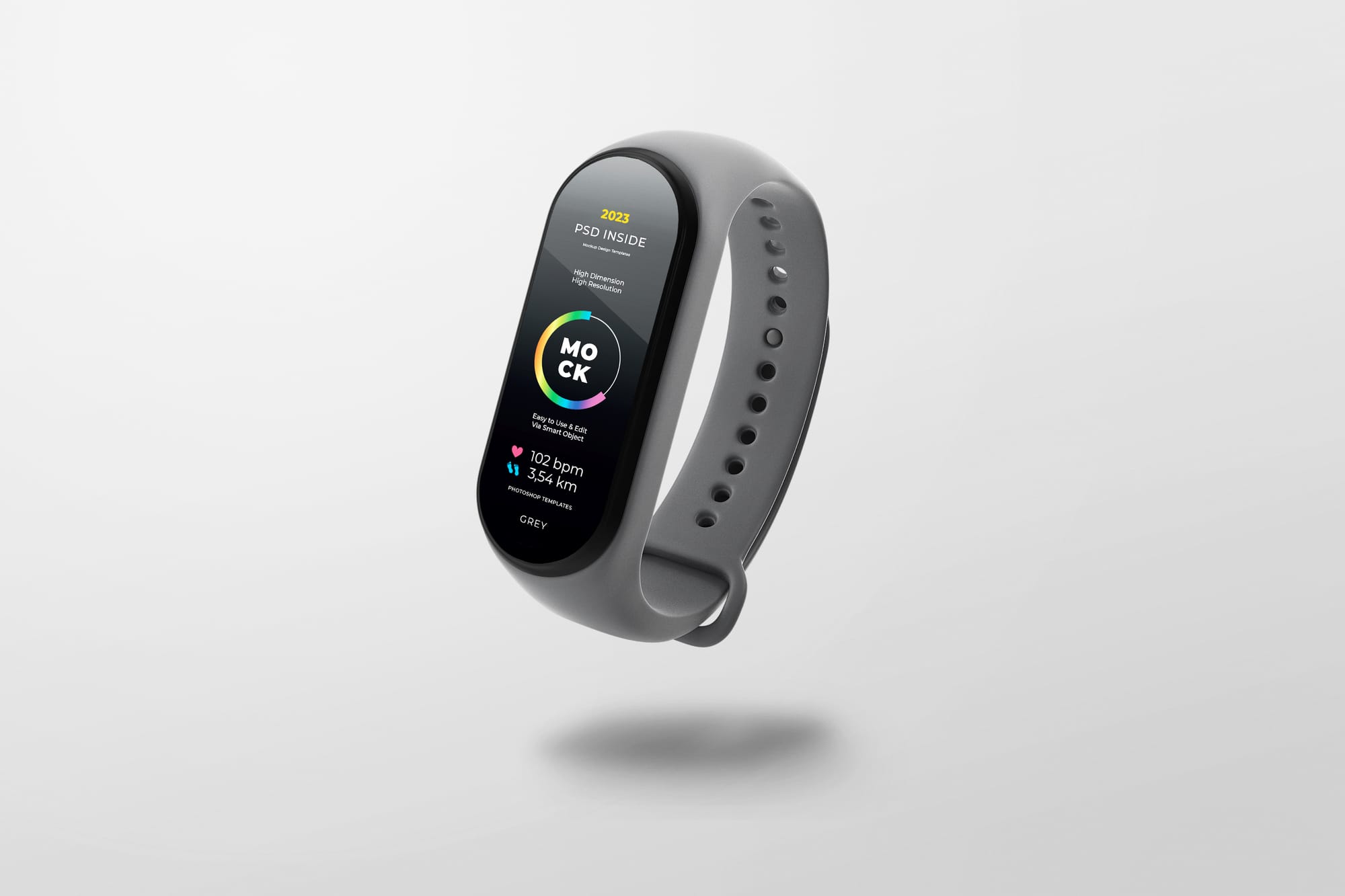 Floating Smartwatch Mockup