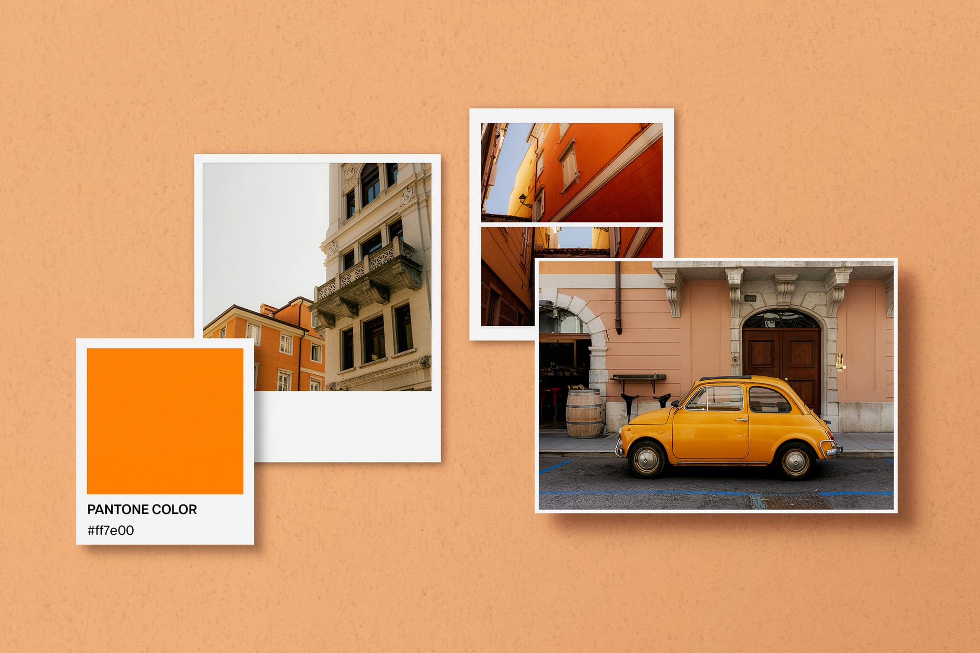 Minimalist Polaroid Photo Frame Mockup
